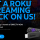 FREE Roku Streaming Stick With One Month of DIRECTV Now